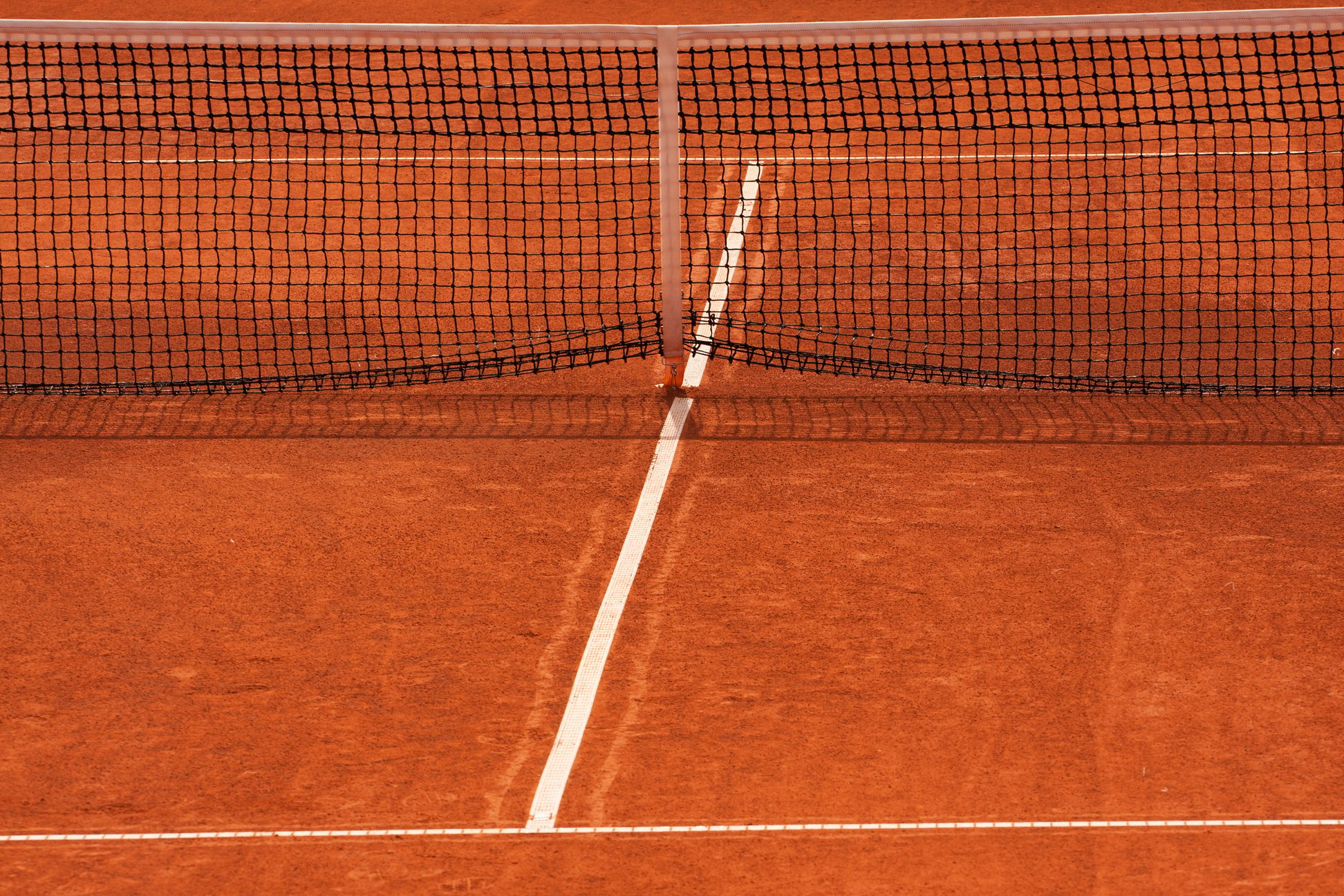 Clay tennis court